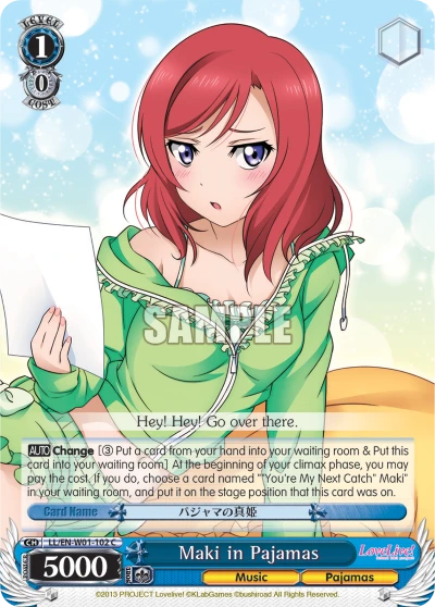 Maki in Pajamas