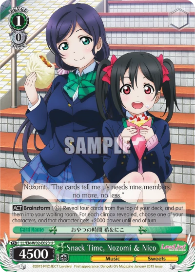 Snack Time, Nozomi & Nico