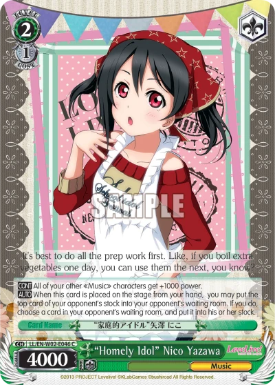 “Homely Idol” Nico Yazawa