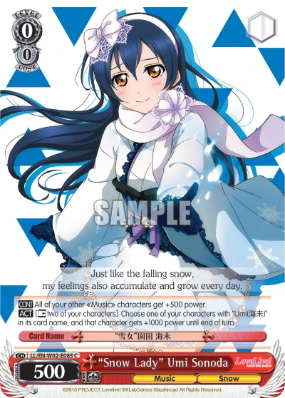 “Snow Lady” Umi Sonoda