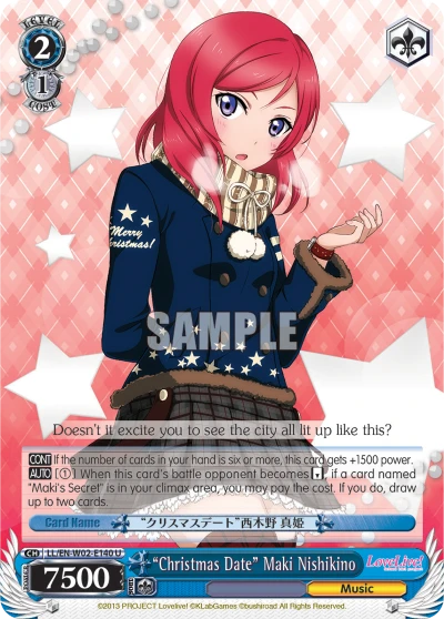“Christmas Date” Maki Nishikino