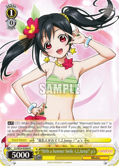 "With a Summer Smile 1,2,Jump!" μ's