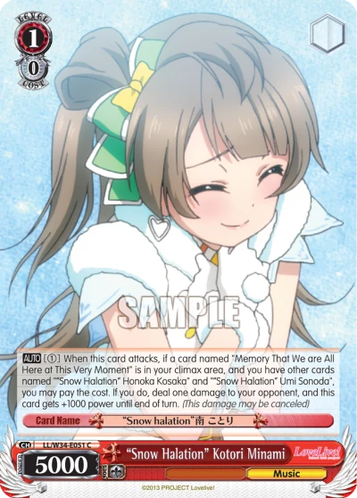 "Snow Halation" Kotori Minami