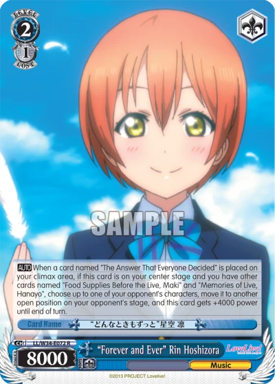 "Forever and Ever" Rin Hoshizora