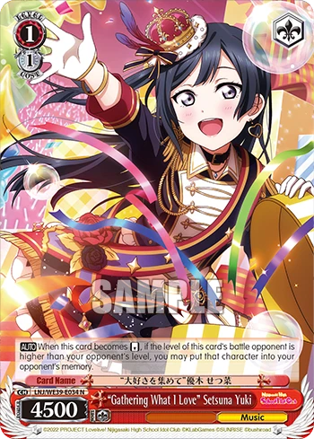 “Gathering What I Love” Setsuna Yuki
