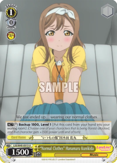 "Normal Clothes" Hanamaru Kunikida