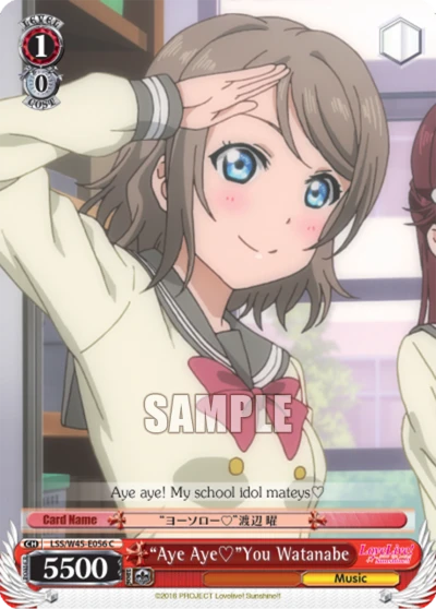"Aye Aye?"You Watanabe