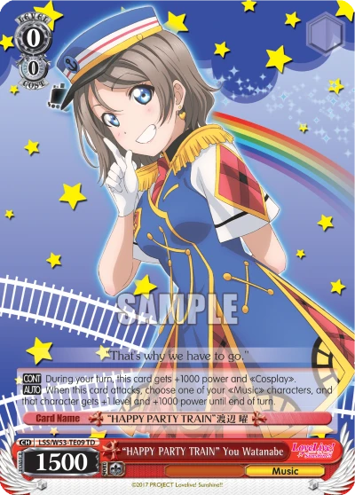 "HAPPY PARTY TRAIN" You Watanabe