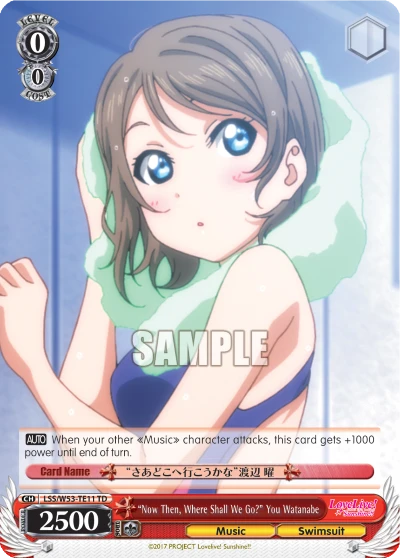 "Now Then, Where Shall We Go?" You Watanabe
