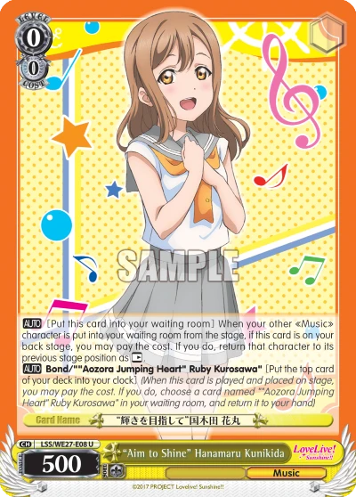 "Aim to Shine" Hanamaru Kunikida