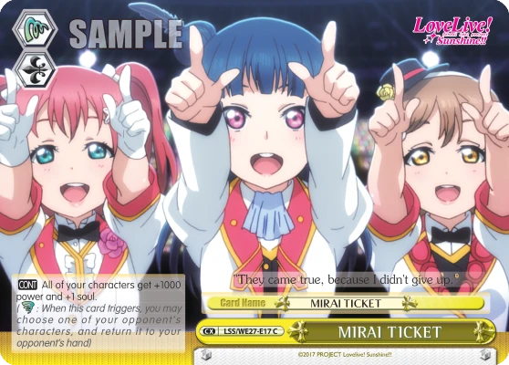 MIRAI TICKET