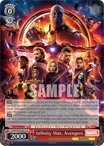 Infinity War, Avengers