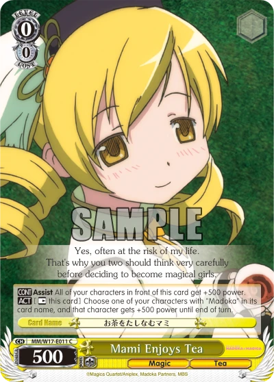 Mami Enjoys Tea
