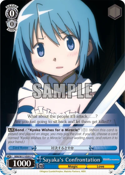 Sayaka's Confrontation