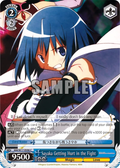 Sayaka Getting Hurt in the Fight