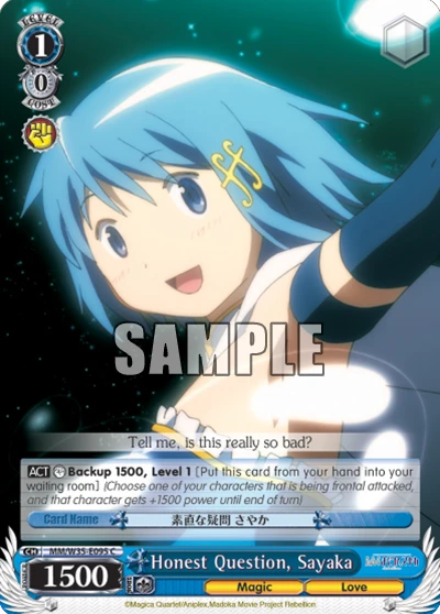 Honest Question, Sayaka