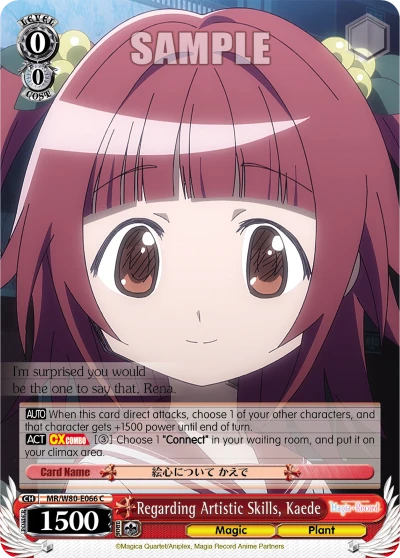 Regarding Artistic Skills, Kaede