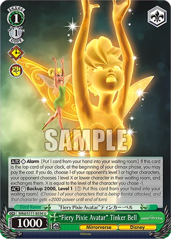 “Fiery Pixie Avatar” Tinker Bell