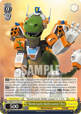 “Bomb-bastic Battle-saurus” Rex