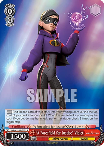 “A Forcefield for Justice” Violet