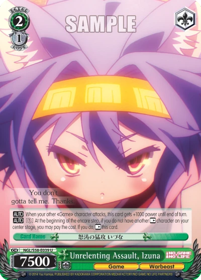 Unrelenting Assault, Izuna