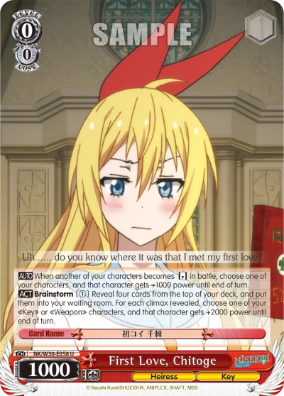 First Love, Chitoge