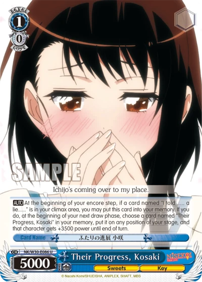 Their Progress, Kosaki