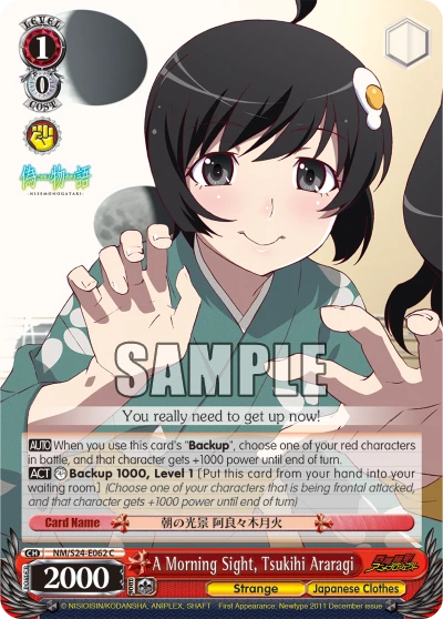 A Morning Sight, Tsukihi Araragi