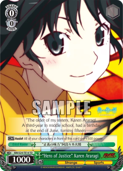 “Hero of Justice” Karen Araragi