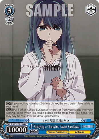 Studying a Character, Akane Kurokawa