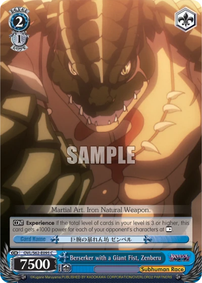 Berserker with a Giant Fist, Zenberu