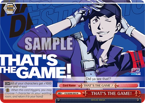 THAT'S THE GAME!