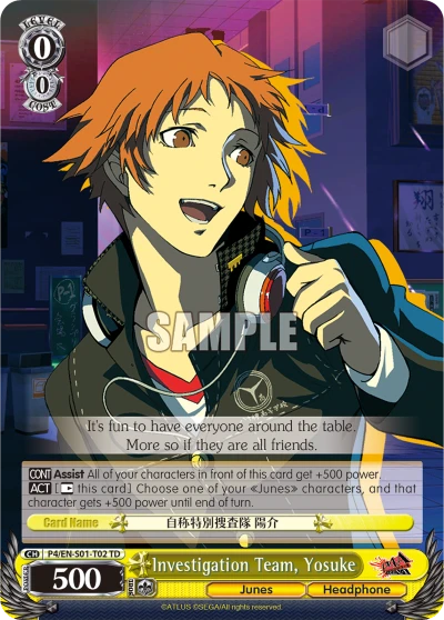Investigation Team, Yosuke