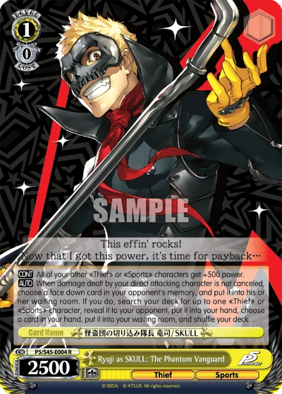 Ryuji as SKULL: The Phantom Vanguard