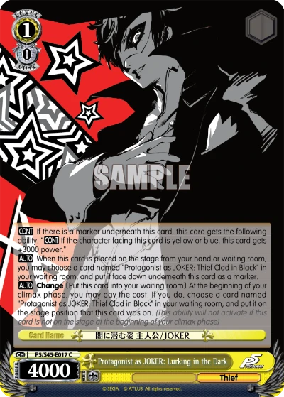 Protagonist as JOKER: Lurking in the Dark