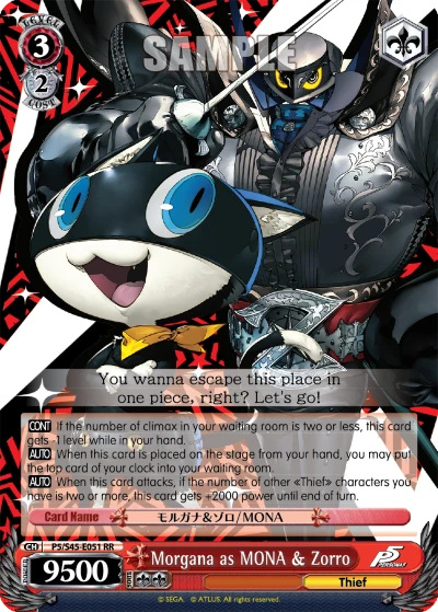 Morgana as MONA & Zorro