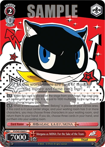 Morgana as MONA: For the Sake of the Team