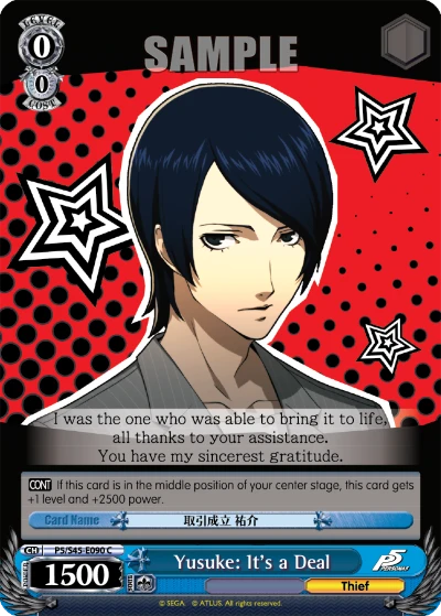 Yusuke: It's a Deal
