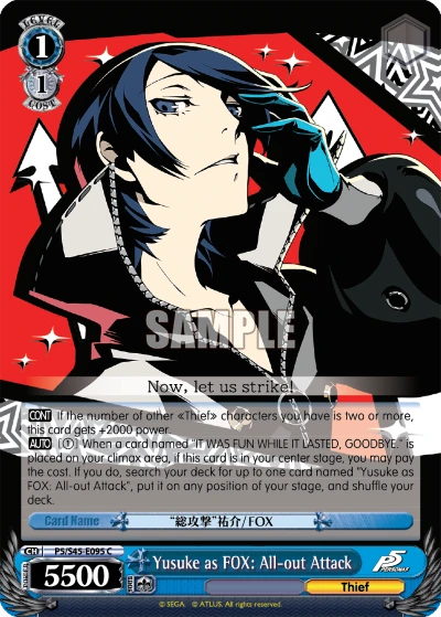 Yusuke as FOX: All-out Attack