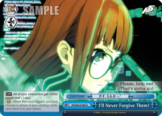 I'll Never Forgive Them!