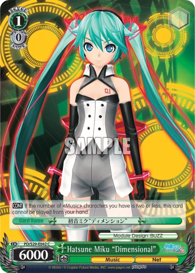Hatsune Miku "Dimensional"