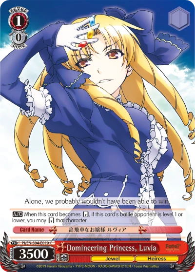 Domineering Princess, Luvia
