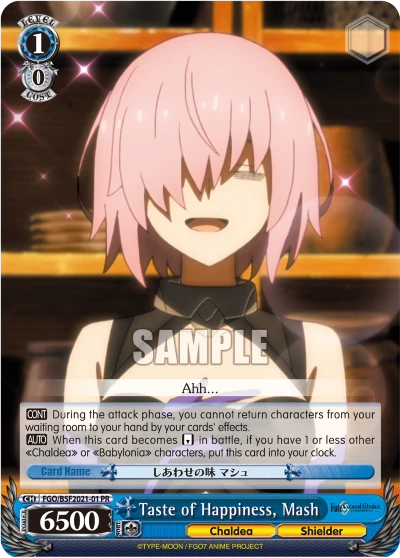 Taste of Happiness, Mash