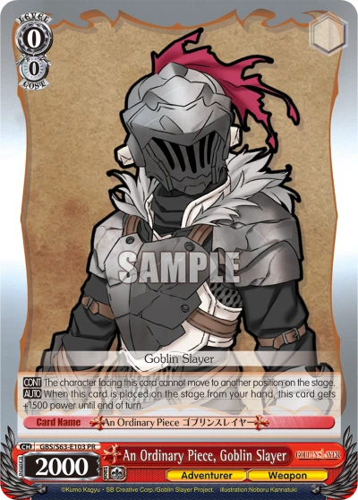 An Ordinary Piece, Goblin Slayer