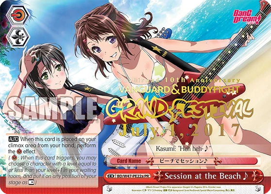 Session at the Beach♪