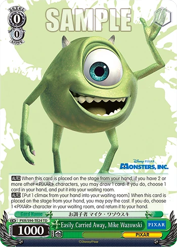 Easily Carried Away, Mike Wazowski