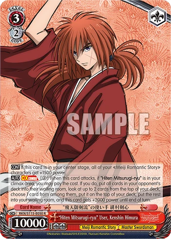 "Hiten Mitsurugi-ryu" User, Kenshin Himura