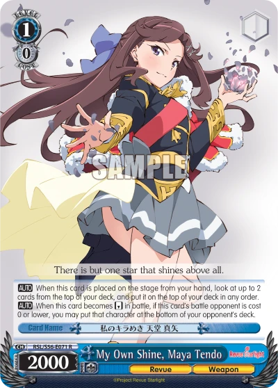My Own Shine, Maya Tendo