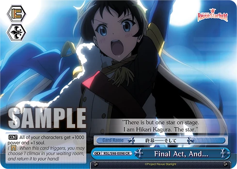 Final Act, And...