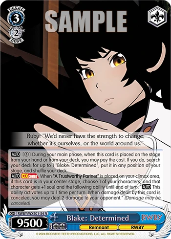 Blake: Determined